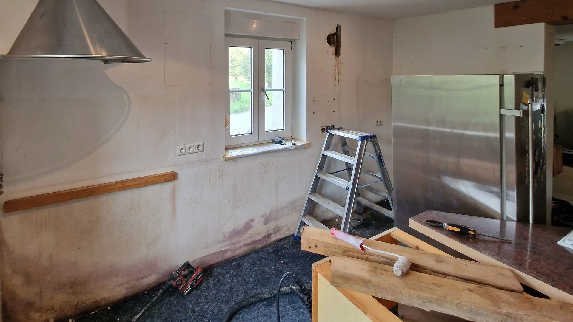 Identifizierte Wärmebrücke hinter der Küchenzeile Regensburg