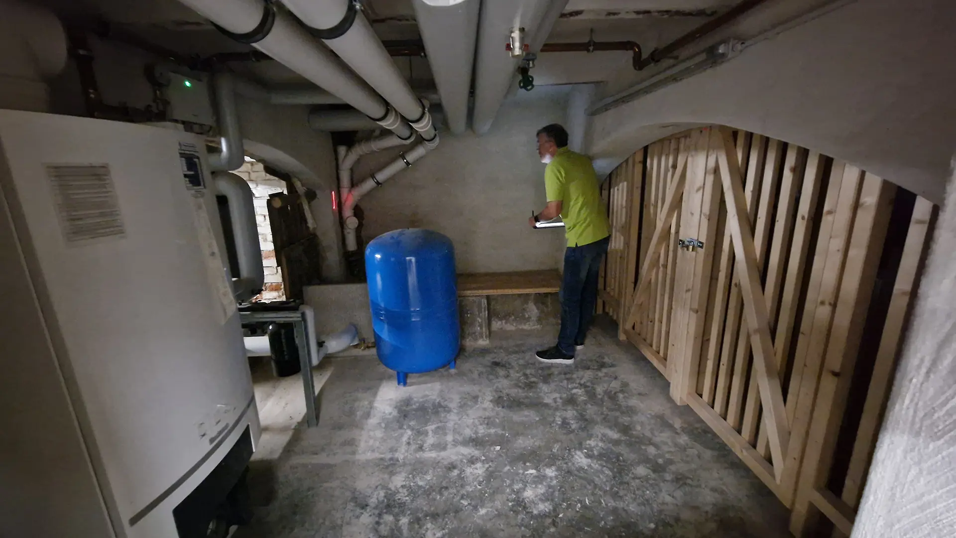 Forensische Bestandsaufnahme im Altbau-Keller Straubing